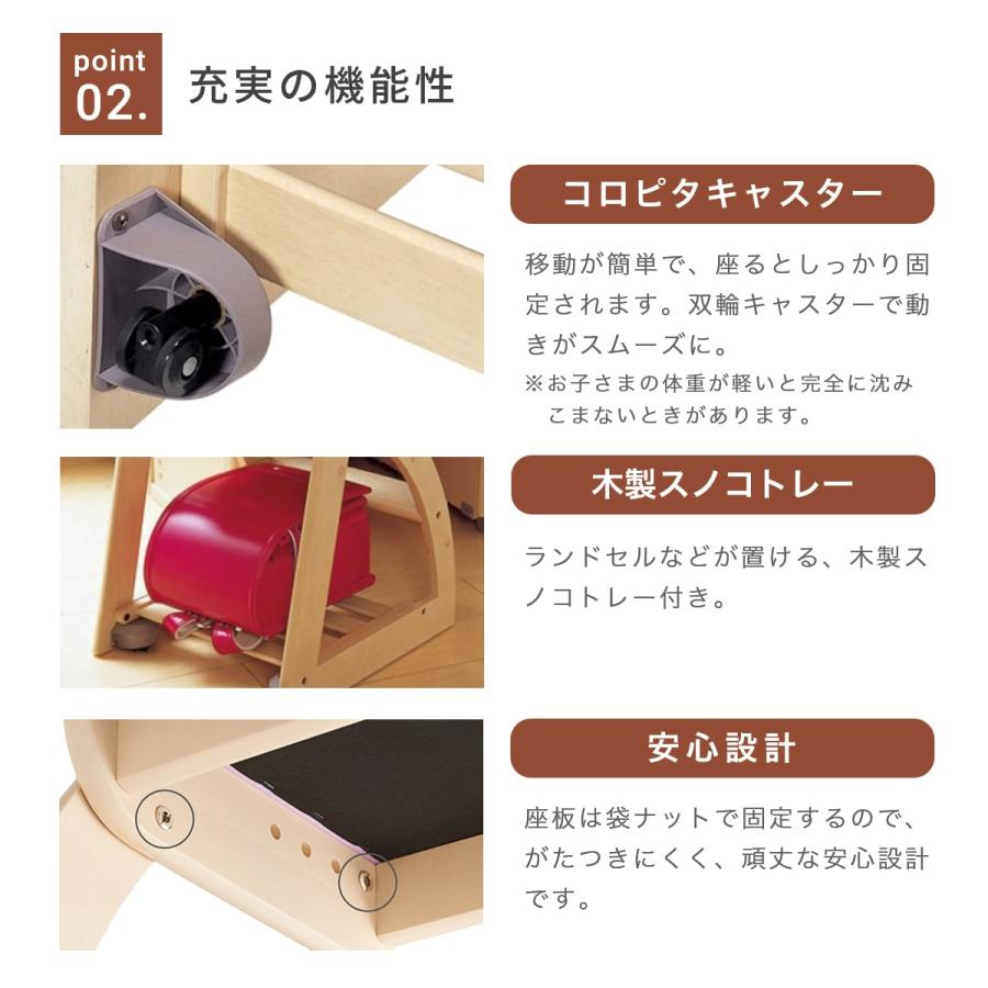 コイズミファニテック 学習椅子 コイズミ 4ステップチェア 9色