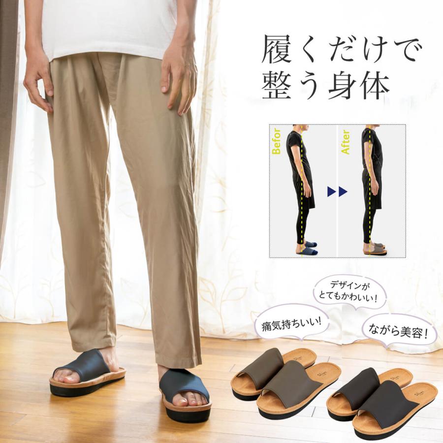 健康サンダル メンズ 足つぼ ツボ押しスリッパ 室内 ダイエット 足つぼ