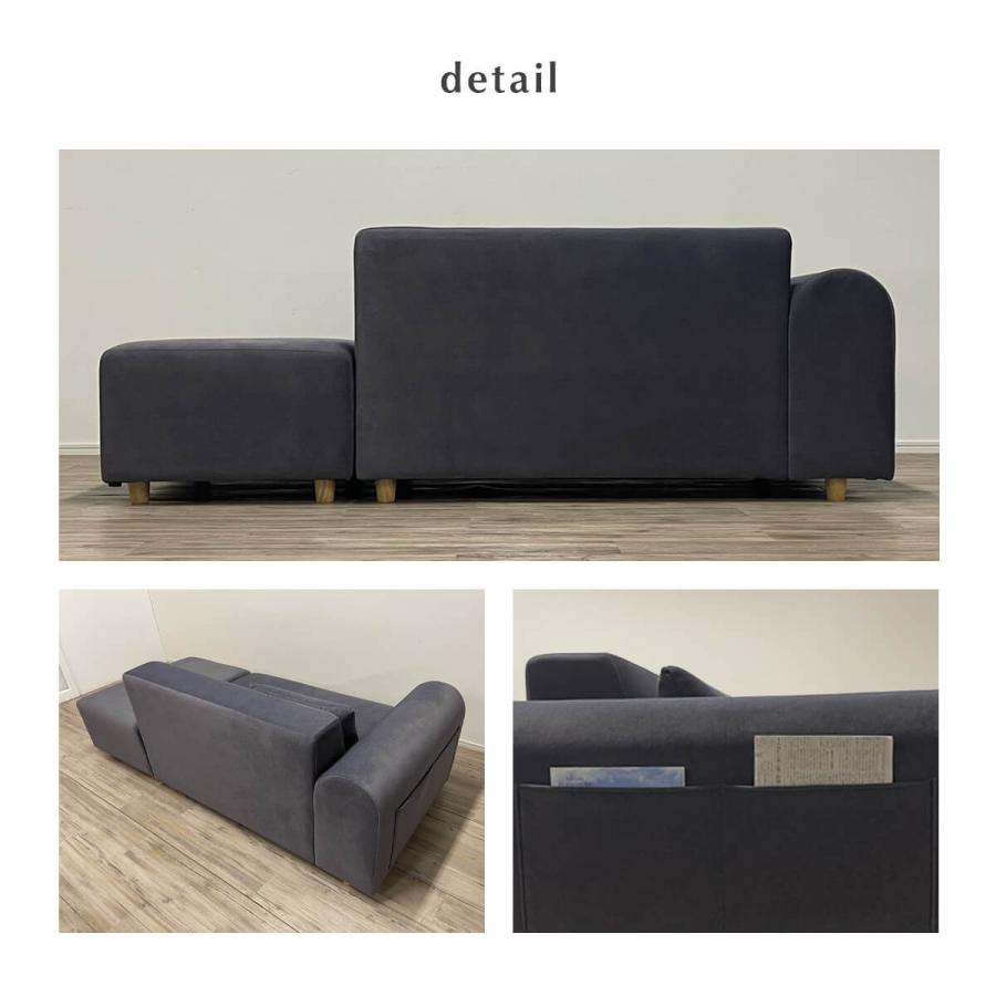 ソファ　2人掛け　カフェ風　ファブリック ソファ ソファー ファブリックソファ ファブリックレザー 二人