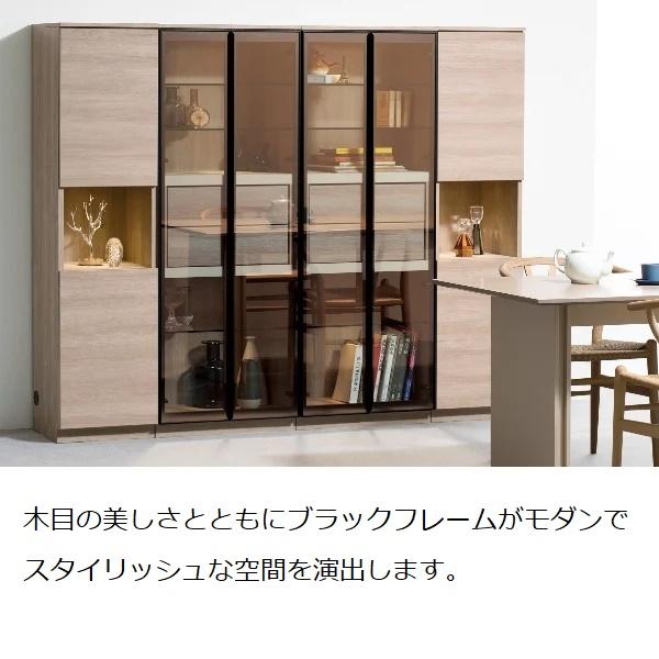 綾野製作所 アリシア トールキャビネット 幅40cm 開き戸 ガラス 綾野製作所 アリシア トールキャビネット 幅40cm 開き戸 ガラス