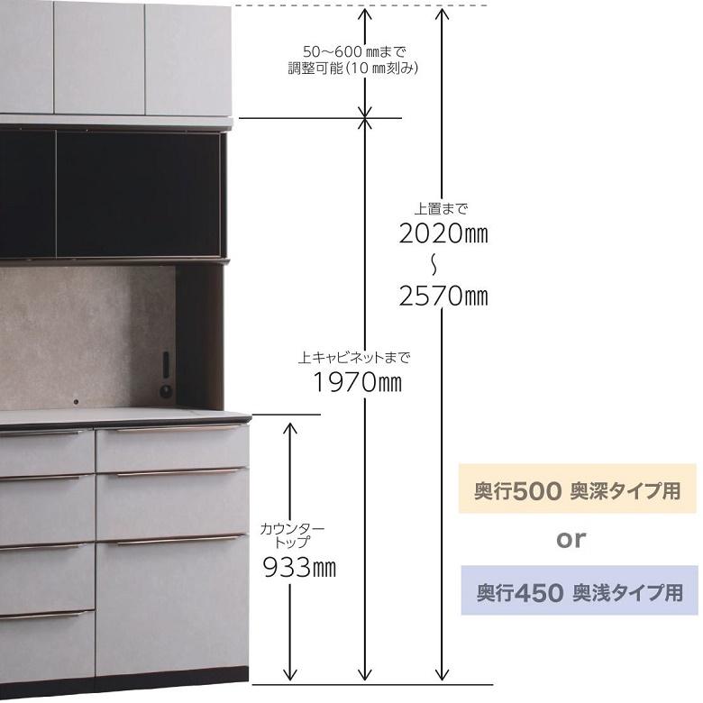 キッチン家具 4段引出し 幅100cm クオリア 下キャビネット 奥行45cm 食器収納 高品質 チャコールグレイ色 IK-100DH2_4