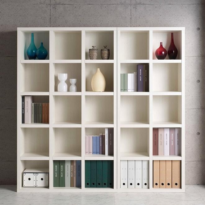 フナモコ ミドルシェルフ ラチス 幅75cm 高さ145cm シンプル