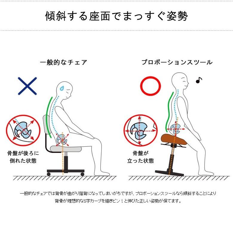 宮武製作所 プロポーションスツール CH-800L-BR ロータイプ ブラウン