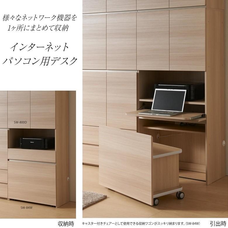 パソコン用デスク Sw 600d 幅60cm 国産 パモウナ 家具 大容量 壁面収納 コンセント スライドテーブル Pamouna Sw 600d 家具ホーム ヒラオカ Yahoo 店 通販 Yahoo ショッピング