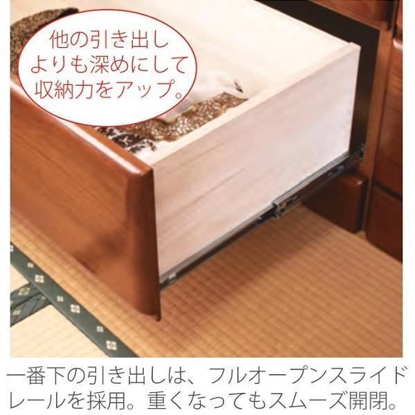 クローゼットチェスト 桐子 302 引出し2段 幅90 キャスター付 窓下収納