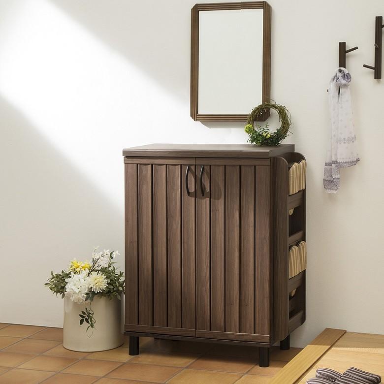 白井産業 ガルバートン GBT-1075D シューズラック 幅75cm 組立家具