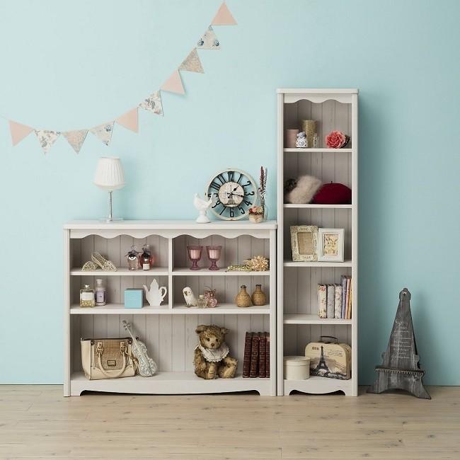 白井産業 モンシェリーヌ 幅44cm フリーラック 木製家具 ディスプレイ