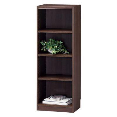 白井産業 - TNL-1244DK 木製納める開けひろげ仕合わせ タナリオ（書棚） 家具、インテリア-ラック、シェルフ、本棚-オープンシェルフ
