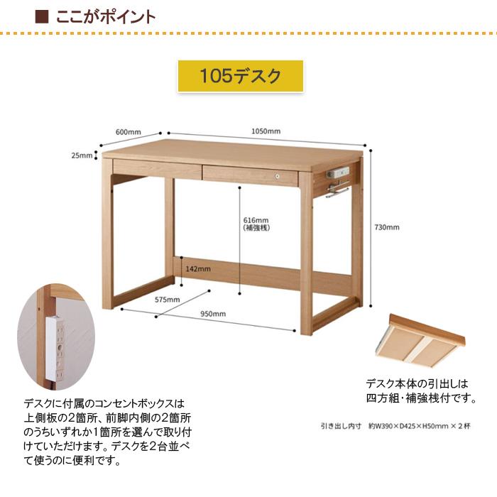 BEENO コイズミ学習デスク ③ワゴンのみ コイズミ リフティングワゴン 学習デスク 学習机 昇降ワゴン 引出し