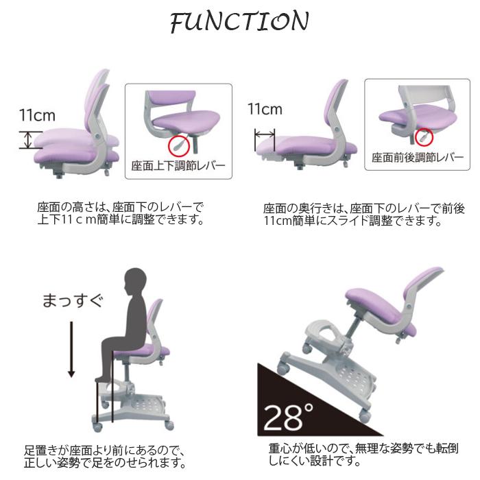 購入特典付き コイズミ ハイブリッドチェア 電動昇降デスク用 ファブリックタイプ 学習椅子 CDC-925PR CDC-926LB CDC-927BKNB CDC-928BKDG 2026年度の画像
