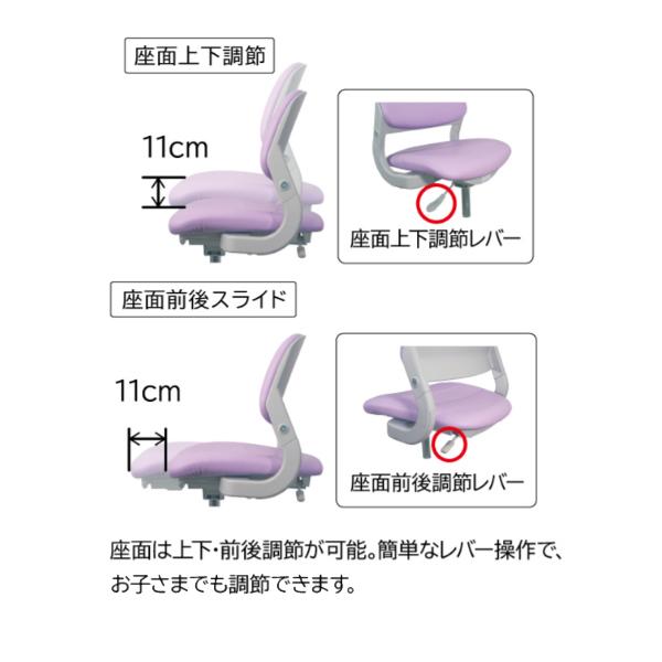 コイズミファニテック 購入特典付き コイズミ ハイブリッドチェア 学習