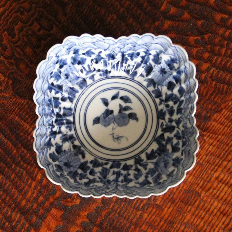 トップ beachvacationhomerental.com 角皿 山本長左 九谷焼 妙泉陶房