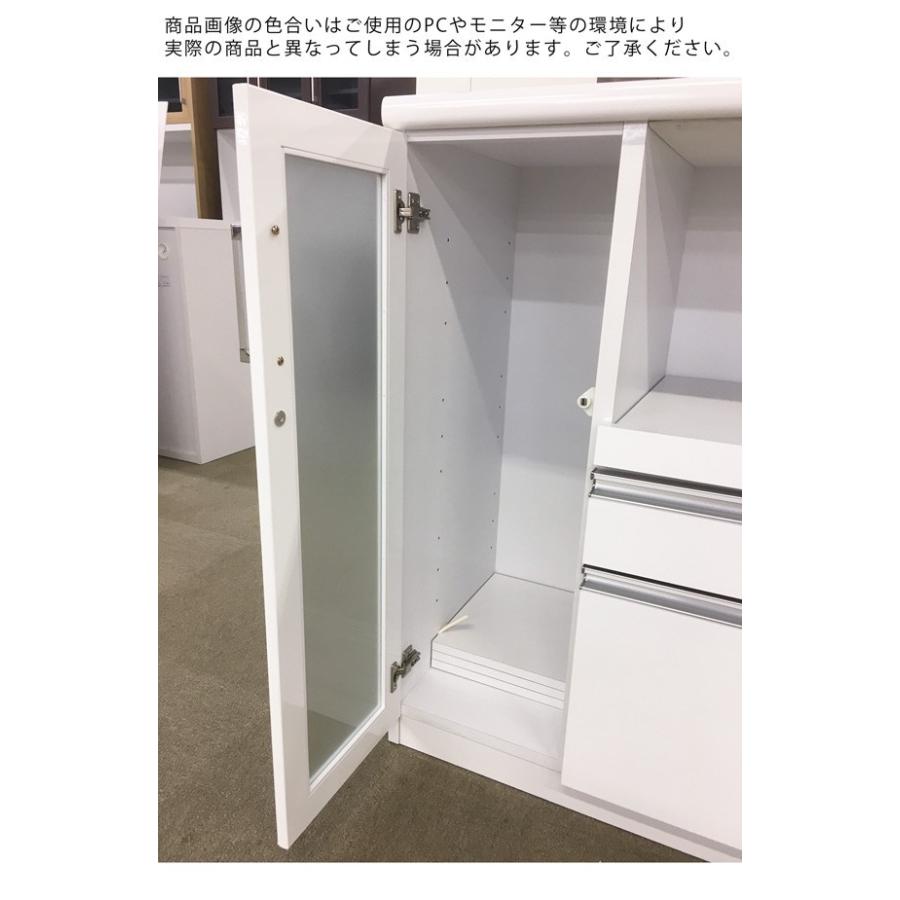 キッチンカウンター 幅70 奥行45 高さ97 カウンター 開き戸 フルオープン引出し 国産 省スペース ホワイト シルバー