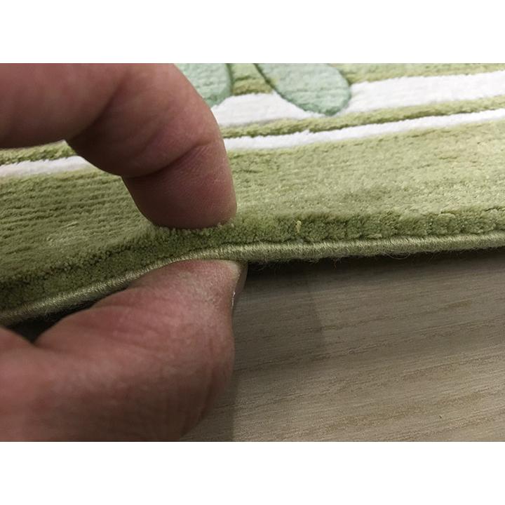 アクセント ラグ 絨毯 カーペット シルク 中国段通 約3畳 約167×244cm