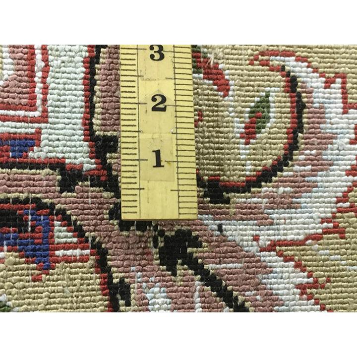 アクセント ラグ 絨毯 カーペット シルク 四川 中国段通 約4畳 約214×308.5cm 300段 マルチカラー dt-201の画像