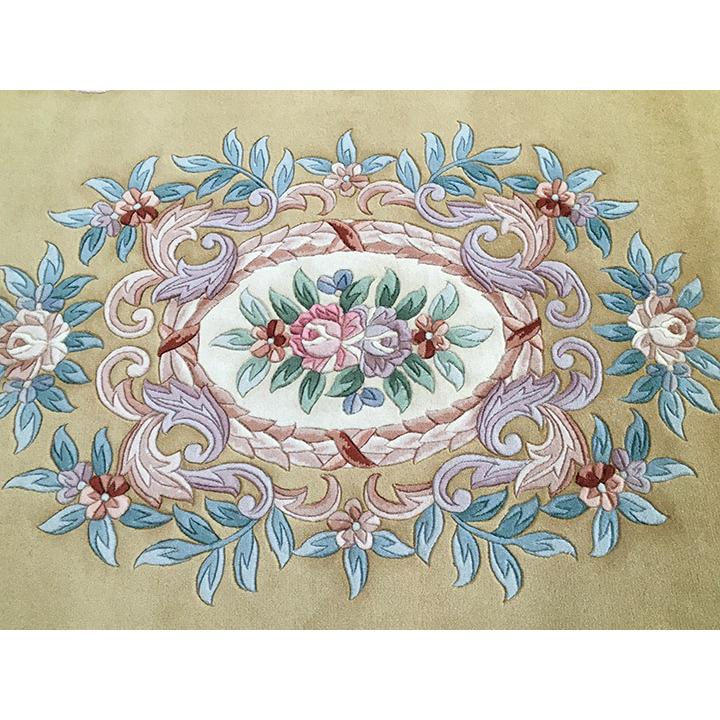 アクセント ラグ 絨毯 カーペット ウール 中国段通 約3畳 約170×246cm