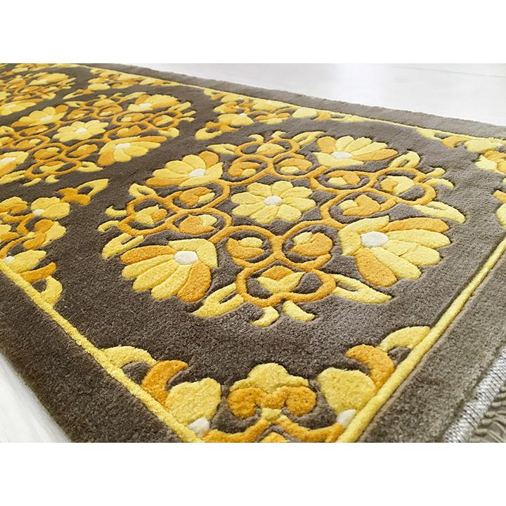 玄関マット キッチンマット ランナー ロングマット かまち シルク 中国