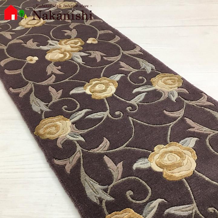 玄関マット キッチンマット ランナー ロングマット かまち ウール