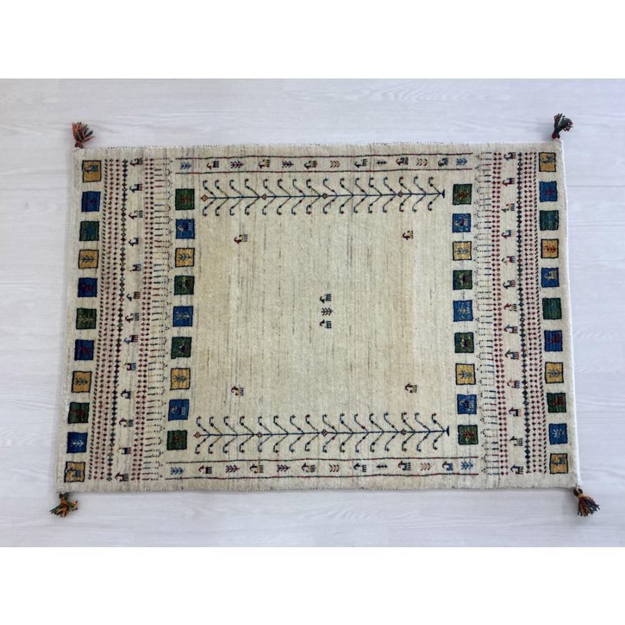 ギャッペ　ギャッベ　カーペット ギャッベ 玄関マット 約90×131cm】GABBEH・ギャッペ(ギャべ)・イラン製
