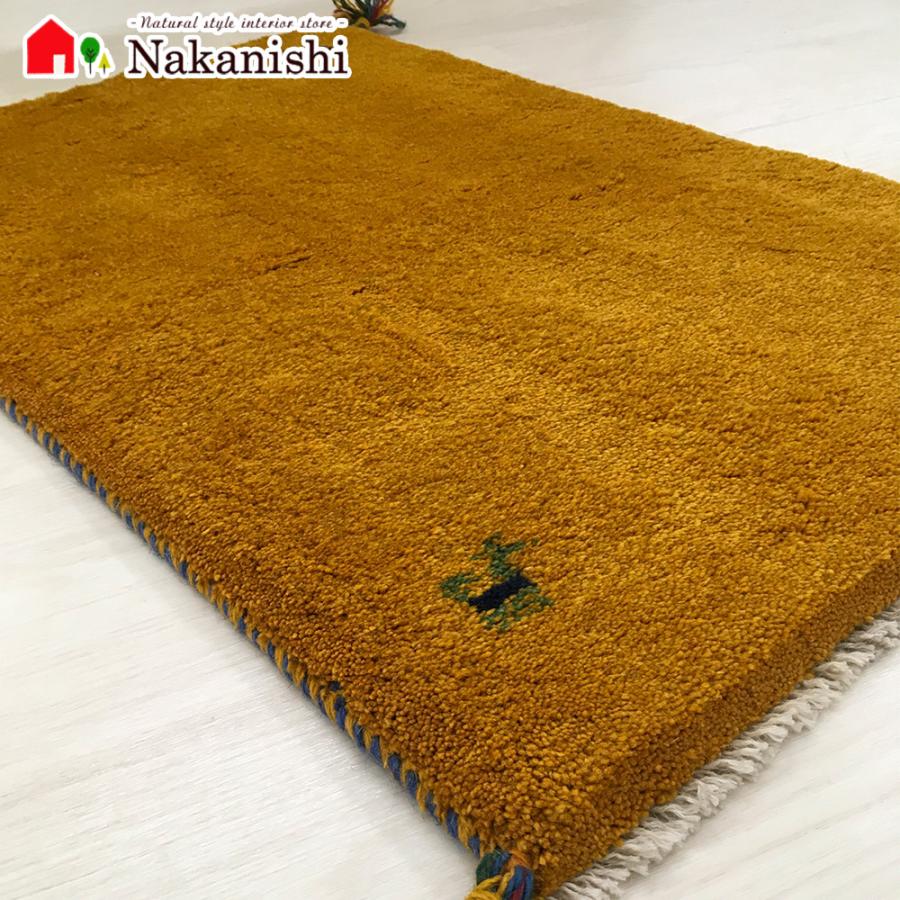 0918-088 ギャッペ　カーペット ギャッベ 玄関マット 約57×87cm】GABBEH・ギャッペ(ギャべ)・イラン製