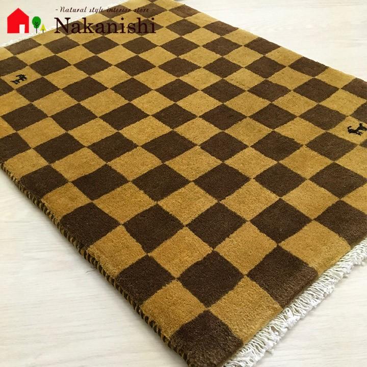 ギャッベ 玄関マット 約56×74cm 14797】GABBEH・ギャッペ(ギャべ