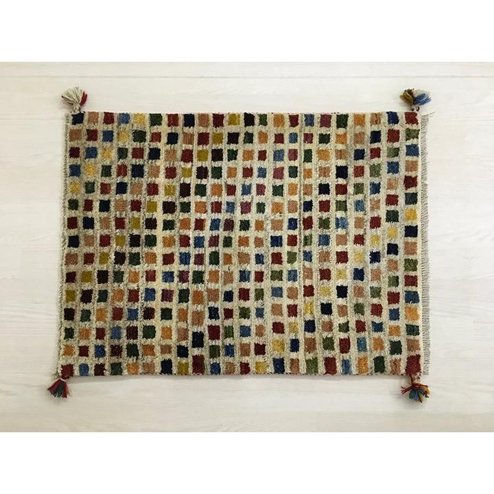 ギャッベ 玄関マット 約63×84cm 3216】GABBEH・ギャッペ(ギャべ