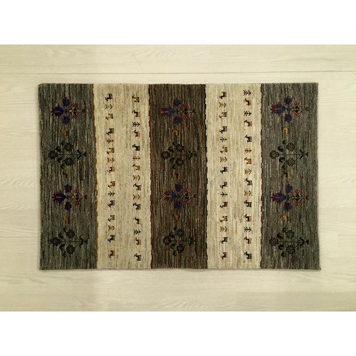 ギャッペ　ギャッベ　カーペット ギャッベ 玄関マット 約67.5×101.5cm 276964】GABBEH・ギャッペ(ギャべ