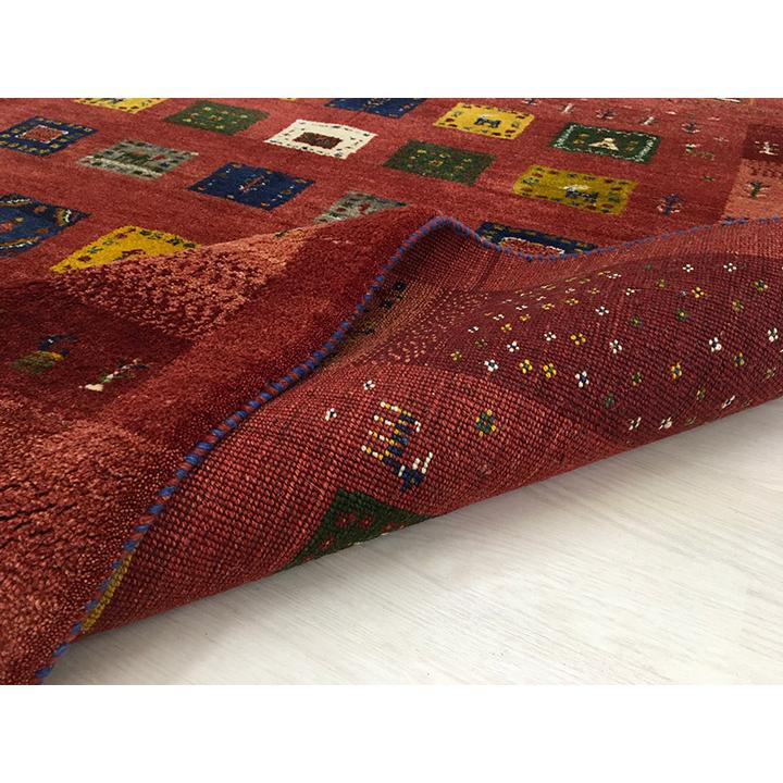 ギャッベラグ 約155×194cm 12044】GABBEH・ギャッペ(ギャべ)・イラン製