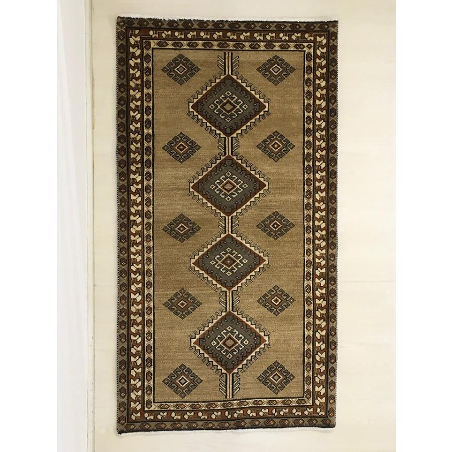 新品】ギャッベGABBEH ペルシャ製 小売業者 61cm×94cm 新品】ギャッベ