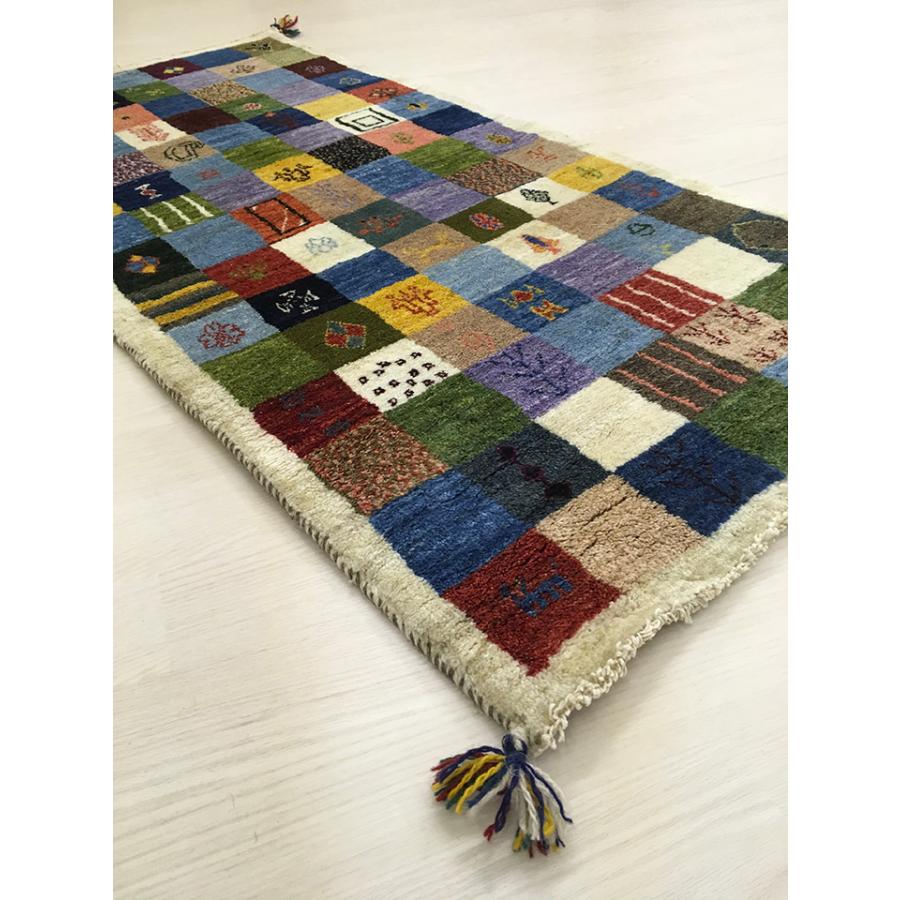 ギャッベラグ 約76.5×147cm 9177】GABBEH・ギャッペ(ギャべ)・イラン製