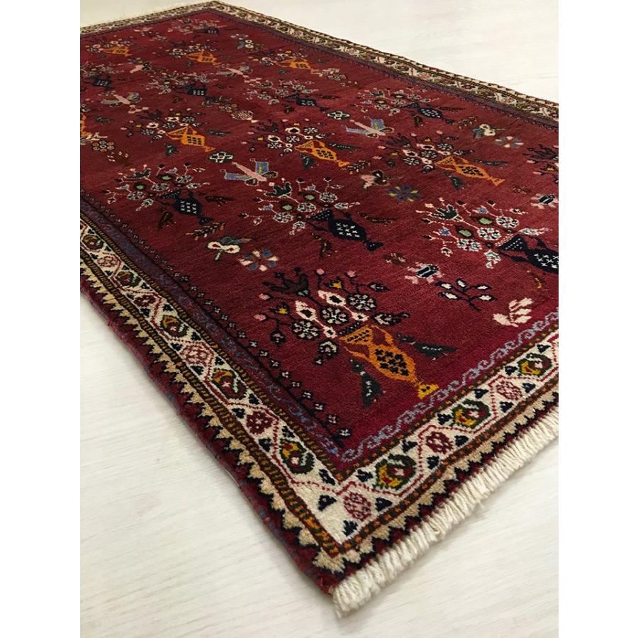 ライオンギャッベ クッション 手織り イラン ギャッベ 草木染め