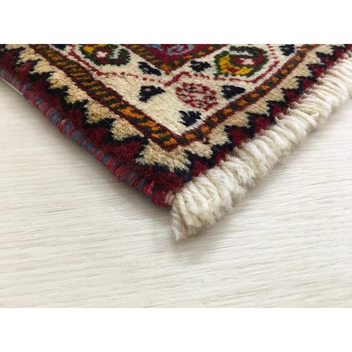 ライオンギャッベ クッション 手織り イラン ギャッベ 草木染め