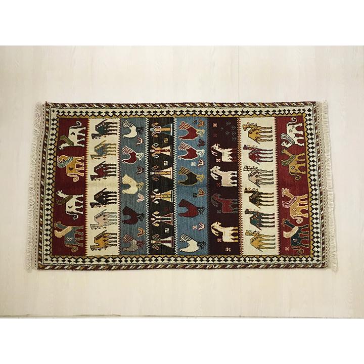 ギャッベ　ラグ　カーペット ギャッベ ギャベ 柄 ラグ ルームマット ウィルトン カーペット