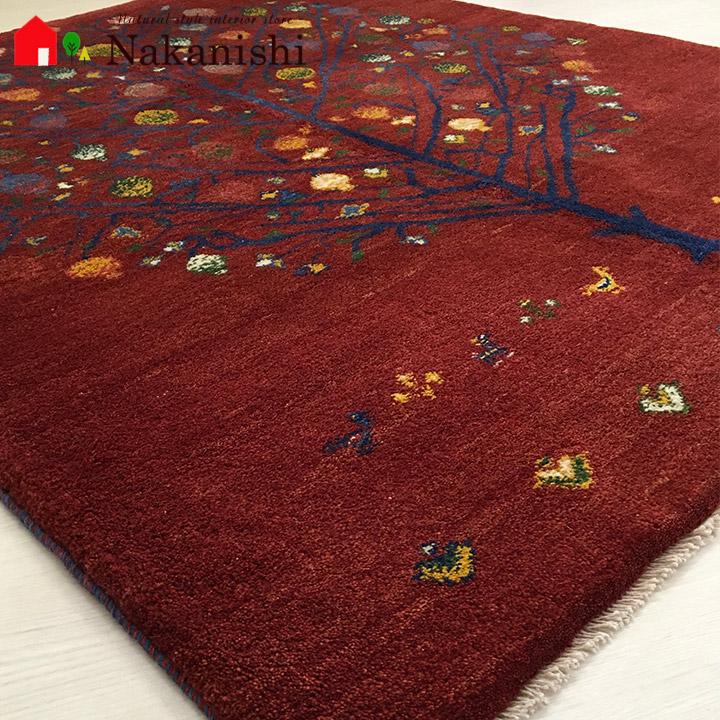 【ギャッベラグ 約151×188cm mature elegance(14185)】シラーズ・GABBEH・ギャッペ(ギャべ)・イラン製・カーペット・ラグ・絨毯(じゅうたん)｜kagu-nakanishi