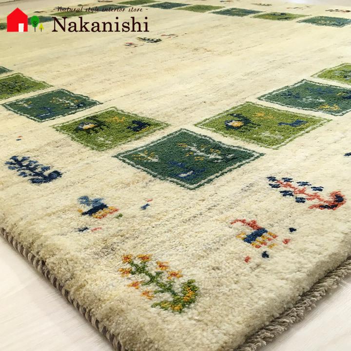 ギャッベラグ 約154×194cm 優駿】GABBEH・ギャッペ(ギャべ)・イラン製