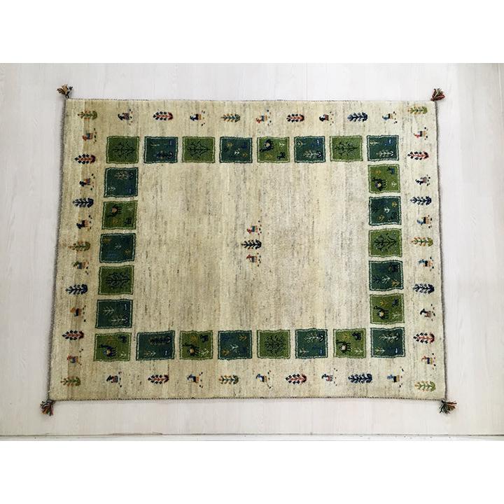 ギャッベラグ 約154×194cm 優駿】GABBEH・ギャッペ(ギャべ)・イラン製