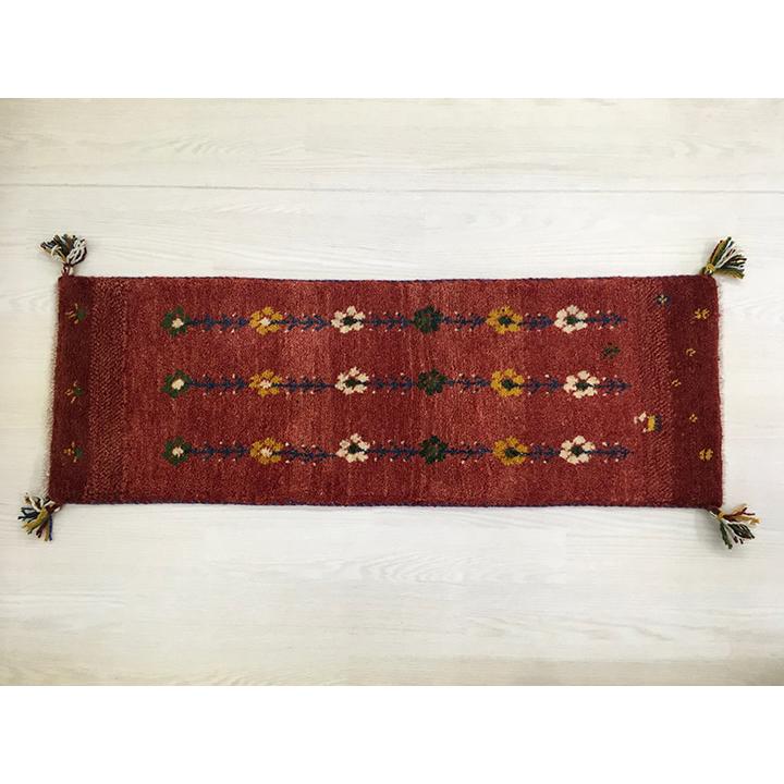 ギャッベ ランナー 約40×114cm Jack~空まで届け】GABBEH ギャッベ