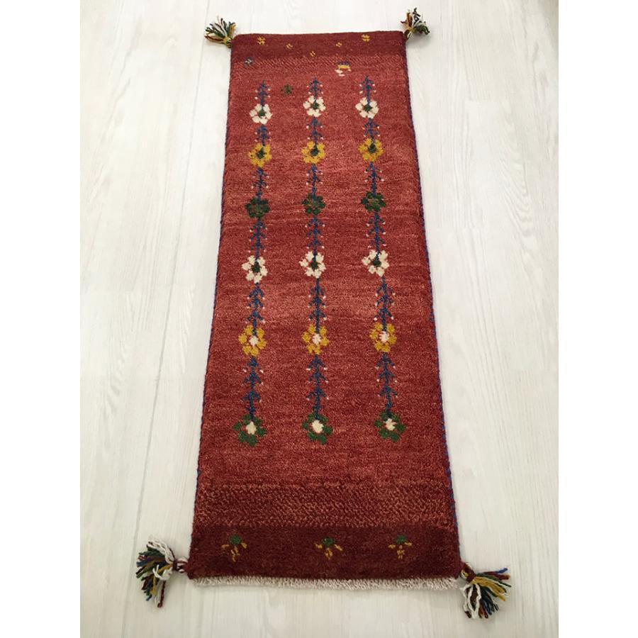 ギャッベ ランナー 約40×114cm Jack~空まで届け】GABBEH ギャッベ