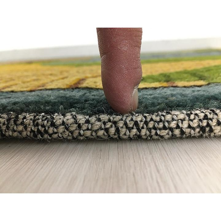 ギャッベ 玄関マット 約64×90cm 実り静かな夏畑2(44022)】GABBEH