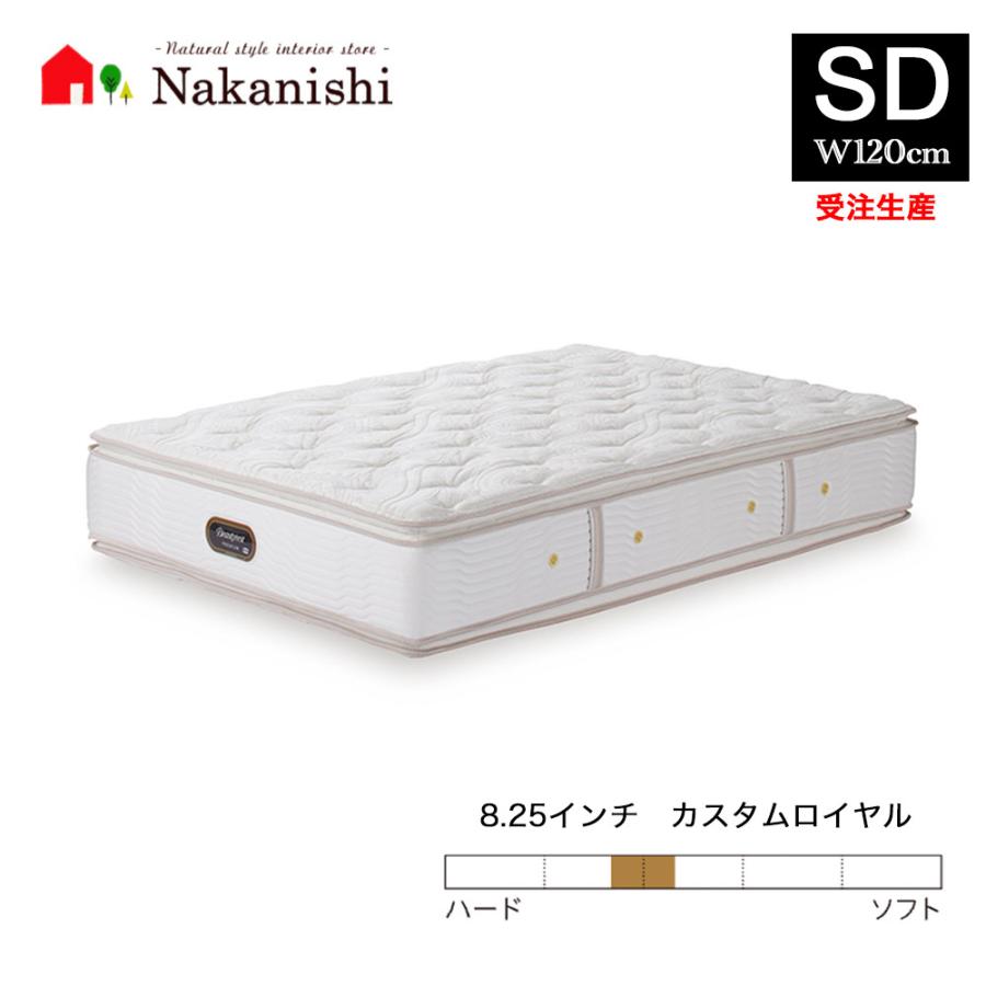 【みやじー】カスタムロイヤルマットレス シモンズ AA21021 SD マットレス 8.25インチ カスタムロイヤル AA21021 セミダブル(SD