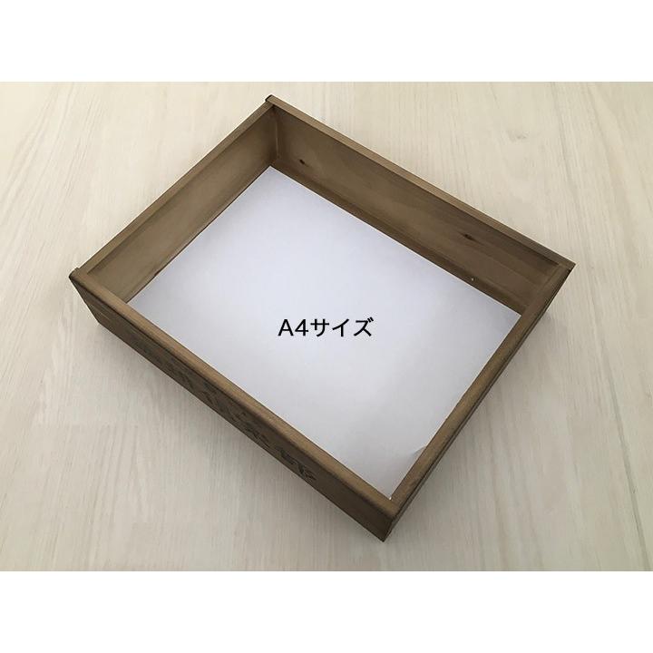 昭和レトロ 木箱 Lサイズ 1600】日本製・アンティーク風 木箱・木製