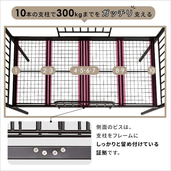 宮付きロフトベッド【S_Base -エスベ-ス-】 5cm