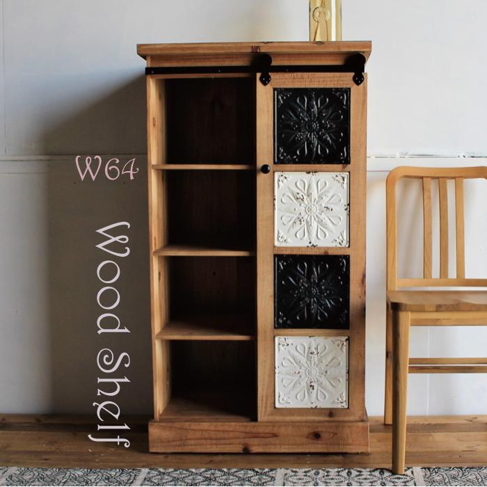 シェルフ 木製 北欧 アンティーク 幅65 ラック ウッドシェルフ キャビネット 4段 おしゃれ レトロ Yazu 146 オレンジインテリア Yahoo 店 通販 Yahoo ショッピング