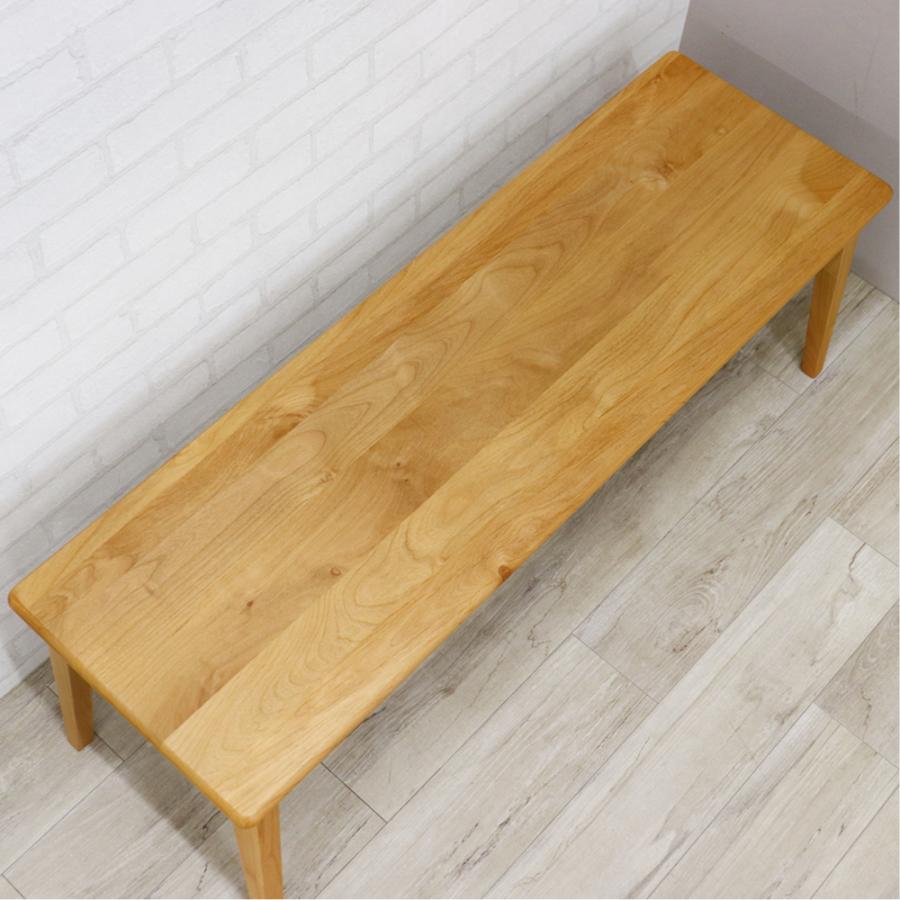 ダイニングベンチ 120cm ベンチ 木製 ベンチチェア 2人 板座