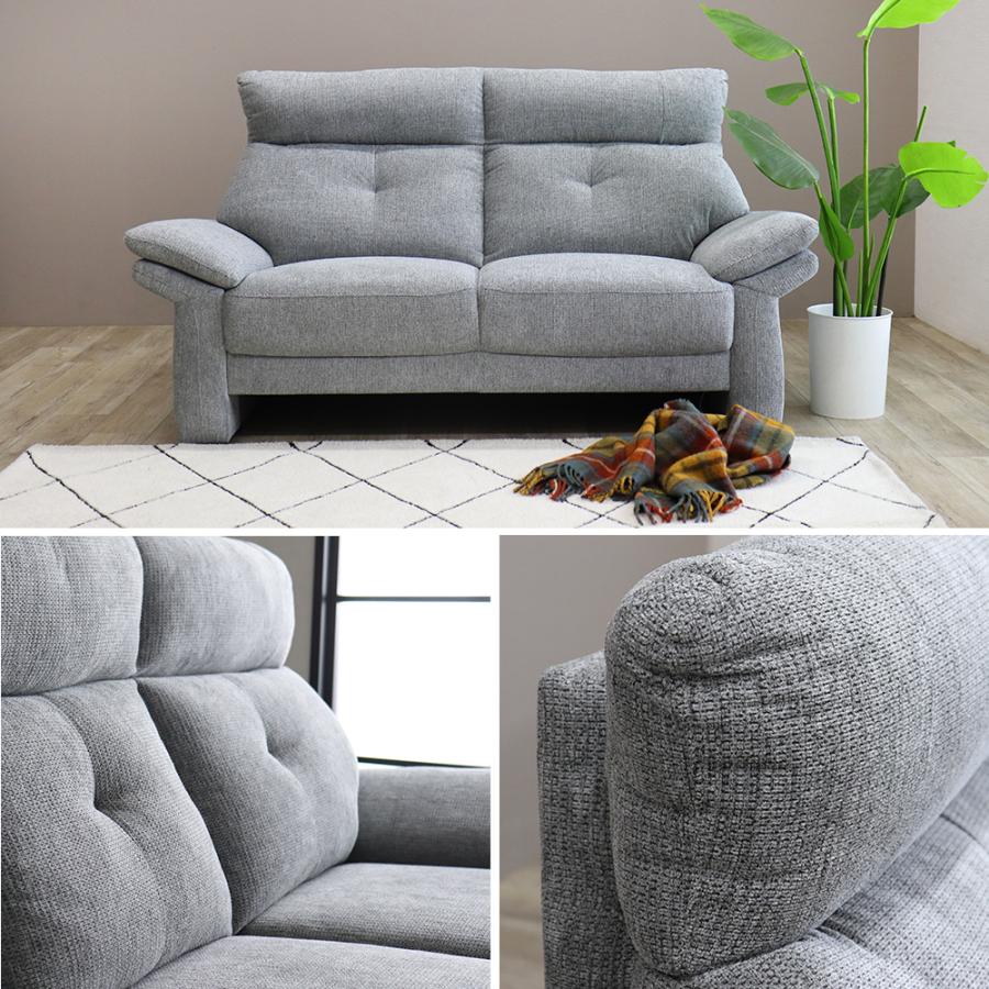ソファー 2人掛け 北欧 ソファ 2P SOFA 撥水 ファブリック 布 お洒落 2