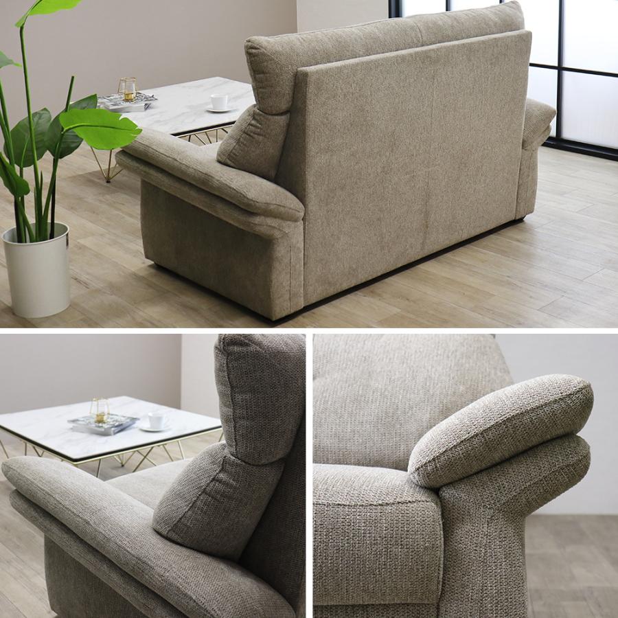 ソファー 2人掛け 北欧 ソファ 2P SOFA 撥水 ファブリック 布 お洒落 2