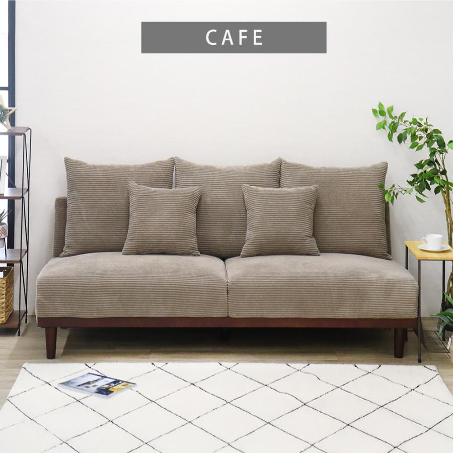 ソファ 3人掛け SOFA コーデュロイ ソファー アームレス ごろ寝 あぐら