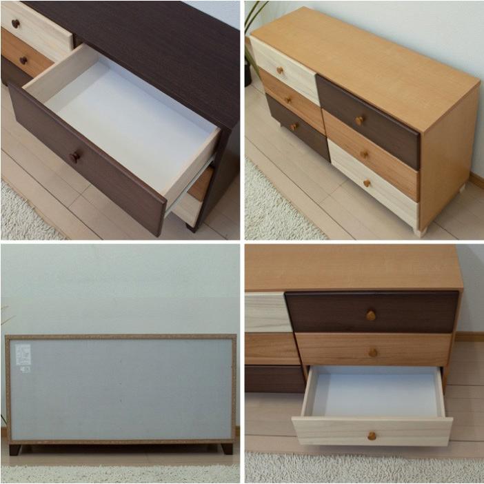 ローチェスト チェスト 北欧 おしゃれ 幅120 3段 タンス 木製 収納