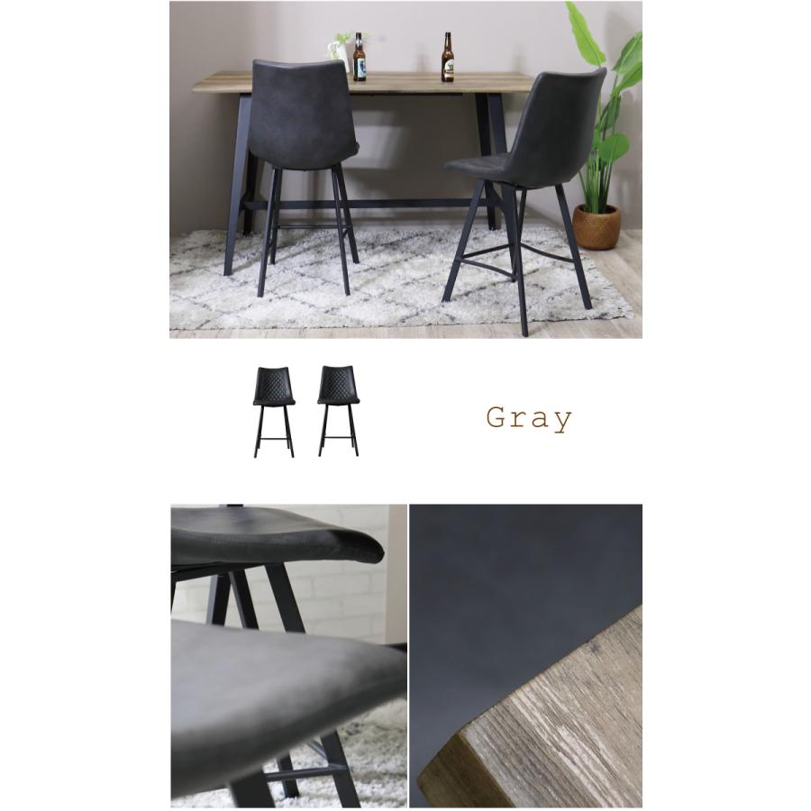 ハイテーブルセット ハイテーブル 3点セット 幅120cm テーブル チェア 2脚 2人 木製 木目調