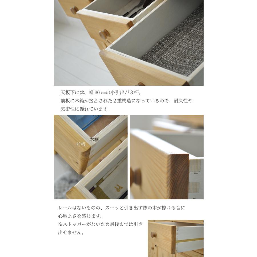キャビネット 木製 幅120 棚 サイドボード リビングボード 収納棚 食器